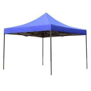 BestMassage Pop-Up Canopy Tent with Backpack Bag Portable Folding Gazebo, Blue - 1 of 4