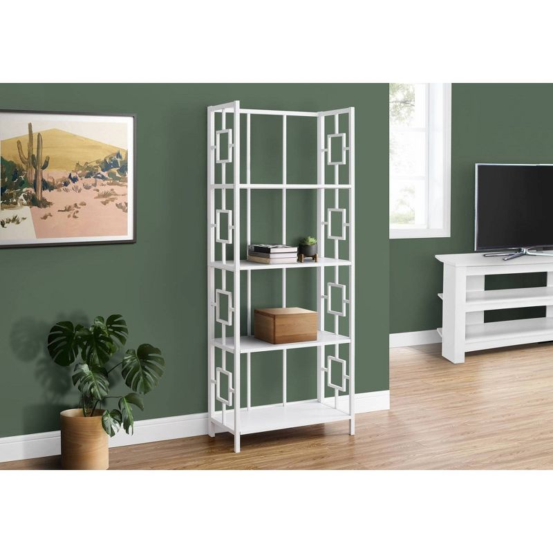 61.5" 4 Shelf Mix Material Etagere Bookcase - EveryRoom, 2 of 6