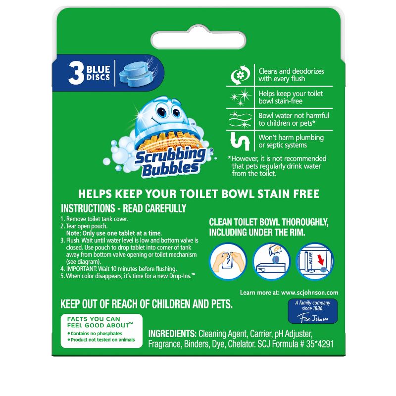 Scrubbing Bubbles Continuous Clean Drop-Ins Toilet Bowl Cleaner, 4 of 14