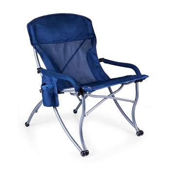 Picnic Time Camp Chair with Carrying Case XL - Navy Blue