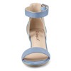 Allegra K Women's Open Toe Adjustable Ankle Strap Block Low Heel Sandals - 2 of 4