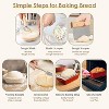 VONATES Enameled Cast Iron Bread Pan Set with Baking Tools – 9" Loaf Pans for Sourdough & Artisan Bread - 3 of 4