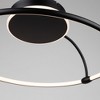 Artcraft Lighting Halo 1 - Light Semi-Flush Mount in  Black - 3 of 4