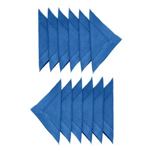 Solino Home Linen Classic Hemstitch Cocktail Napkins - 1 of 4