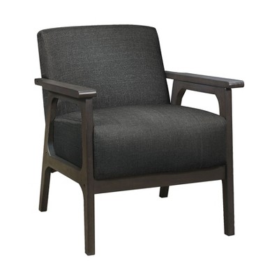 NicBex Polyester Accent Chair,Upholstered Living Room Chairs with High Back and Rubberwood Legs,Modern Armchair,Club Chairs for Living Room