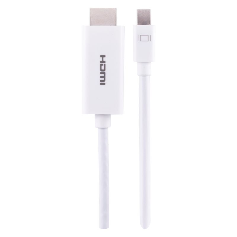 Philips 6' Mini DisplayPort to HDMI Cable - White, 4 of 8