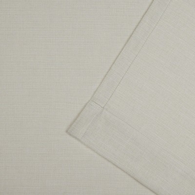 Linen Light-Filtering Faux Linen Curtain Panel Pair