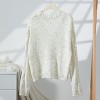 Coolmee Cardigan Sweaters for Women Fall Fashion V Neck Long Sleeve Cable Knit Sweaters Button Loose Outwear - 2 of 4