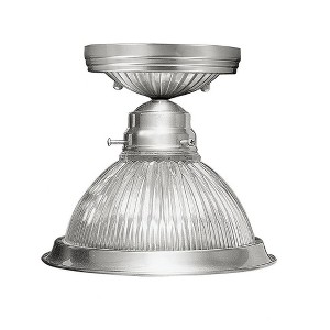 Livex Lighting Home Basics 1 - Light Flush Mount in  Brushed Nickel - 1 of 1