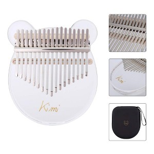 Kalimba Acrylic Thumb Piano 17 Keys with Tuner Hammer Gig Bag Acrylic Kalimba - 1 of 4