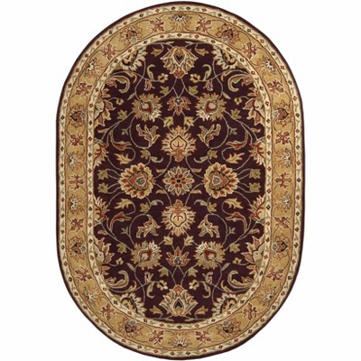 Hauteloom Cherryfield Burgundy 1024 Wool Area Rug