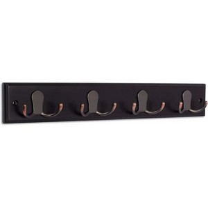 LunaLulinlk Dual Hook Coat and Hat Rack - 4 Dual Hooks - 1 of 4