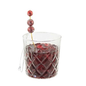 Cody Foster 4.75 In Cranberry Cocktail Ornament Beverage Christmas Party Tree Ornaments - 1 of 3