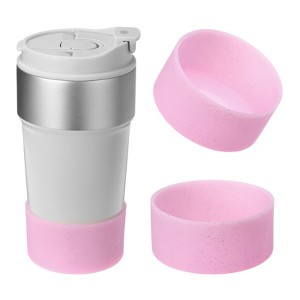 Unique Bargains Silicone Anti-Slip Protective Reusable Water Bottle Boot 2 Pcs - 1 of 4