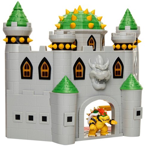 Château de Bowser interactif avec figurine et effets sonores