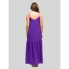 24seven Comfort Apparel Womens Lightweight Spaghetti Strap Pocket Maxi Dress - 3 of 4
