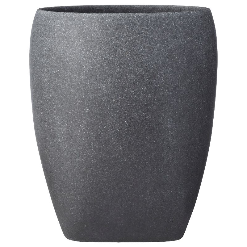 Charcoal Stone Wastebasket Gray - Allure Home Creations, 1 of 6
