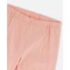 Deux par Deux Girl Organic Cotton Leggings Dusty Pink with Unicorn Print - 4 of 4