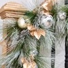 Northlight Flocked Pine and Ornaments Artificial Christmas Garland - 10' x  15" - Unlit - 4 of 4