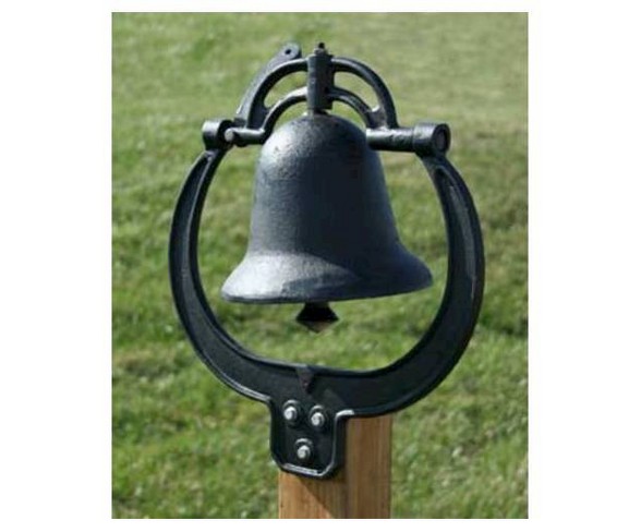 8.5" Cast Iron Farm Bell - Black - Sportsman