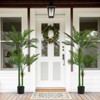 NicBex 1PC Faux Tree, Double Rod 18-leaf Artificial Plant Indoor Fake Plants for Courtyard Entryway, Garden Decor - 4 of 4