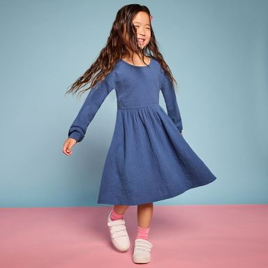 chinese dress ladies Girls long sleeve Lands End Dress  SummerKids901