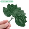 Unique Bargains Artificial Silk Wire Single Flower Leaves for DIY - 2 of 4