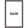 PosterPalooza | Slim Profile Brown Picture Frame - UV Acrylic, Foam Board Backing, Hanging Hardware - 2 of 4