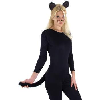 HalloweenCostumes.com One Size Women Women's Cat Ears and Tail, Black