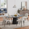 Lirago dinning table round 67"L*33.5"W*30"H- black - 4 of 4
