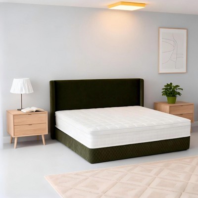 Okak 10/12IN Mattress with Gel Foam, Hybrid Mattress with Motion Isolation, Pressure Relief & Edge Support, Mattress in a Box