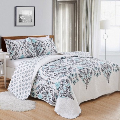 Great Bay Home Lauretta Collection Quilt Set Twin