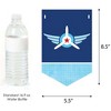 Big Dot of Happiness Taking Flight - Airplane - Vintage Plane Baby Shower or Birthday Party Bunting Banner - Party Decorations - Ready for Take Off - 2 of 4