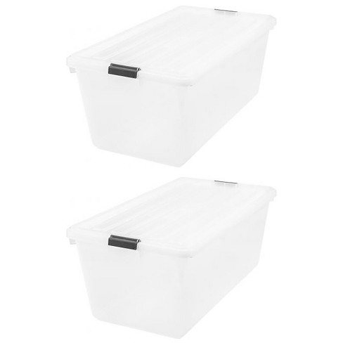 Iris Usa Large 91 Qt Buckle Down Storage Caddy Bin Tote Container