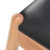 MAYEERTY Set of 2 Modern Dining Chairs, Solid Wood Legs & Woven Rope for Kitchen - 4 of 4