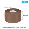 Unique Bargains PVC Waterproof Self-Adhesive Wall Corner Seal Caulk Strip Tape 2 Pcs - 2 of 4