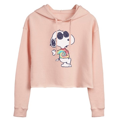 Women's - Peanuts -  Cropped Graphic Hoodie - image 1 of 3