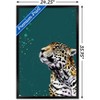 Trends International Snowtap - Jaguar Photobomb Framed Wall Poster Prints - 3 of 4