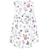 Hudson Baby Infant and Toddler Girls Cotton Dress and Cardigan Set, Hummingbird Garden - 4 of 4
