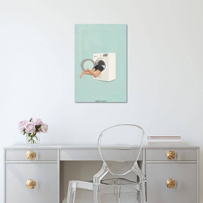 iCanvas Looking For My Socks by Giselle Dekel Canvas Print Wall Art