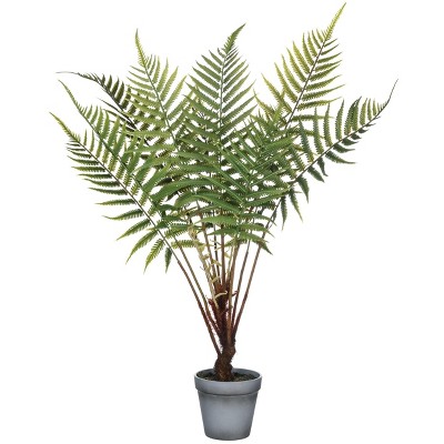 Sullivans Artificial Fern Potted Plant 28"H Green