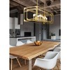 Easton 13-Light Matte Black Island Light - Farmhouse-Industrial Style, Dimmable, Damp Rated - 3 of 4