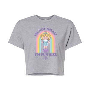 Women's - Polly Pocket - Not Small Fun Size Cropped Graphic T-Shirt - 1 of 4