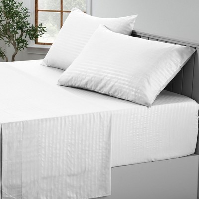 Microfiber Stripe Bed Sheet Set - Lux Decor Collection