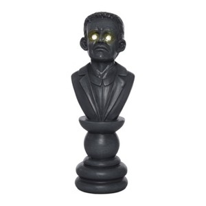 Transpac Light Up Frankenstein Bust Halloween Decor Battery Operated Tabletop Figurine Indoor Gift Decorative Object - 1 of 1