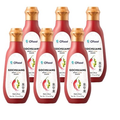 O'Food Gochujang Spicy Miso Sauce - Case of 6/7.5 oz