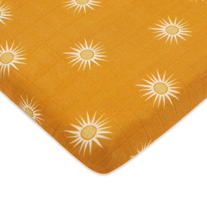 Babyletto Golden Hour Muslin All-Stages Midi Crib Sheet - 1 of 4