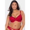 Smart & Sexy Womens Signature Lace Push-up Bra 2-pack No No Red/black Hue  34d : Target