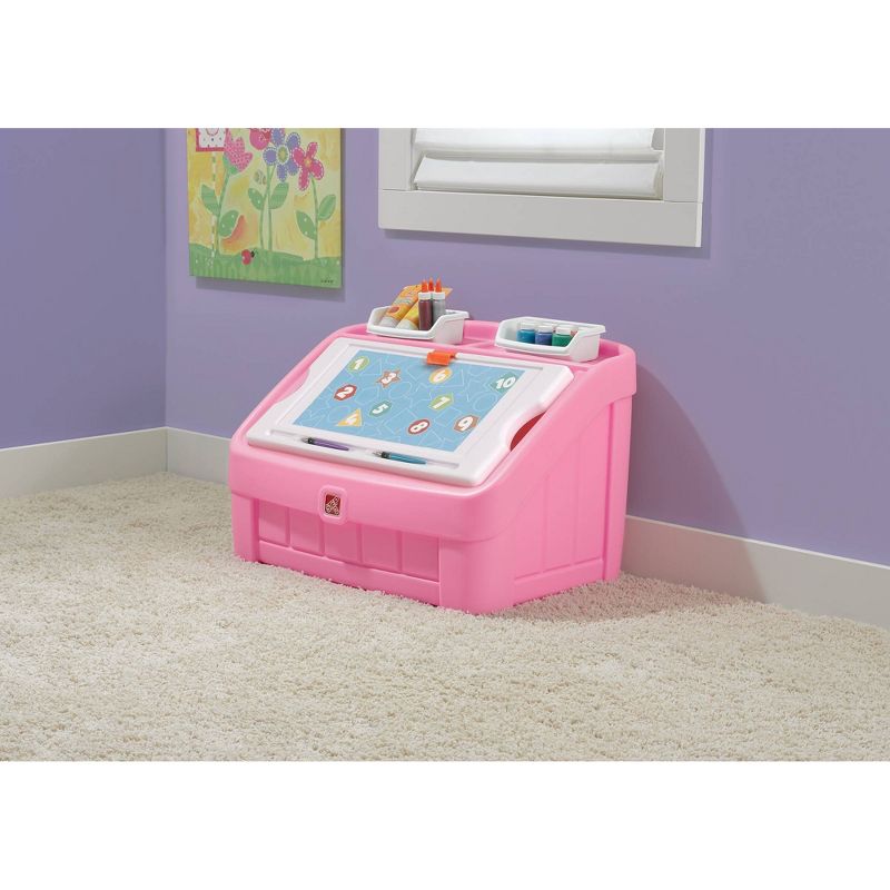 Step2 2-in-1 Toy Box - Pink, 5 of 9