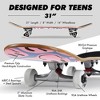 Magneto Skateboard | Maple Wood | ABEC 5 Bearings | Double Kick Concave Deck | For Beginners, Teens & Adults (Droopy Smile) - 4 of 4